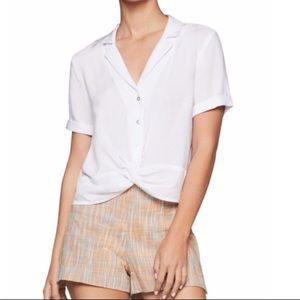 NWOT BCBGeneration Twist Front Buttoned Top